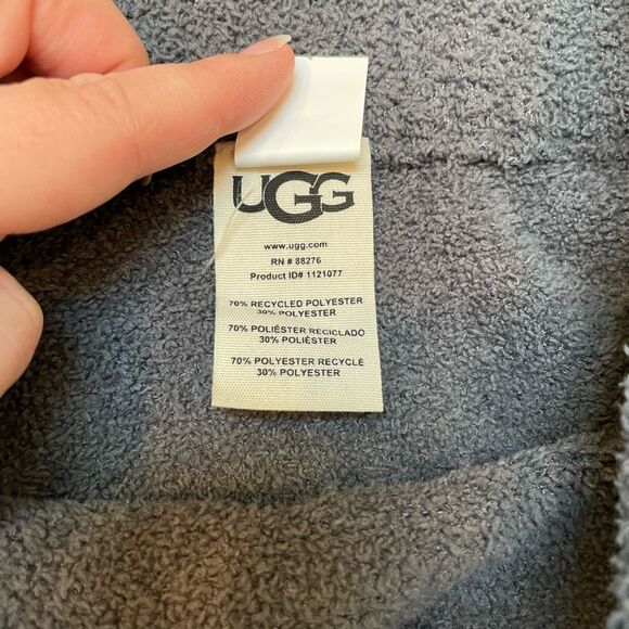 UGG Terri Wide Leg Cozy Knit Lounge Pant Womens 2X Gray Soft Fuzzy Pull On - Picture 7 of 12